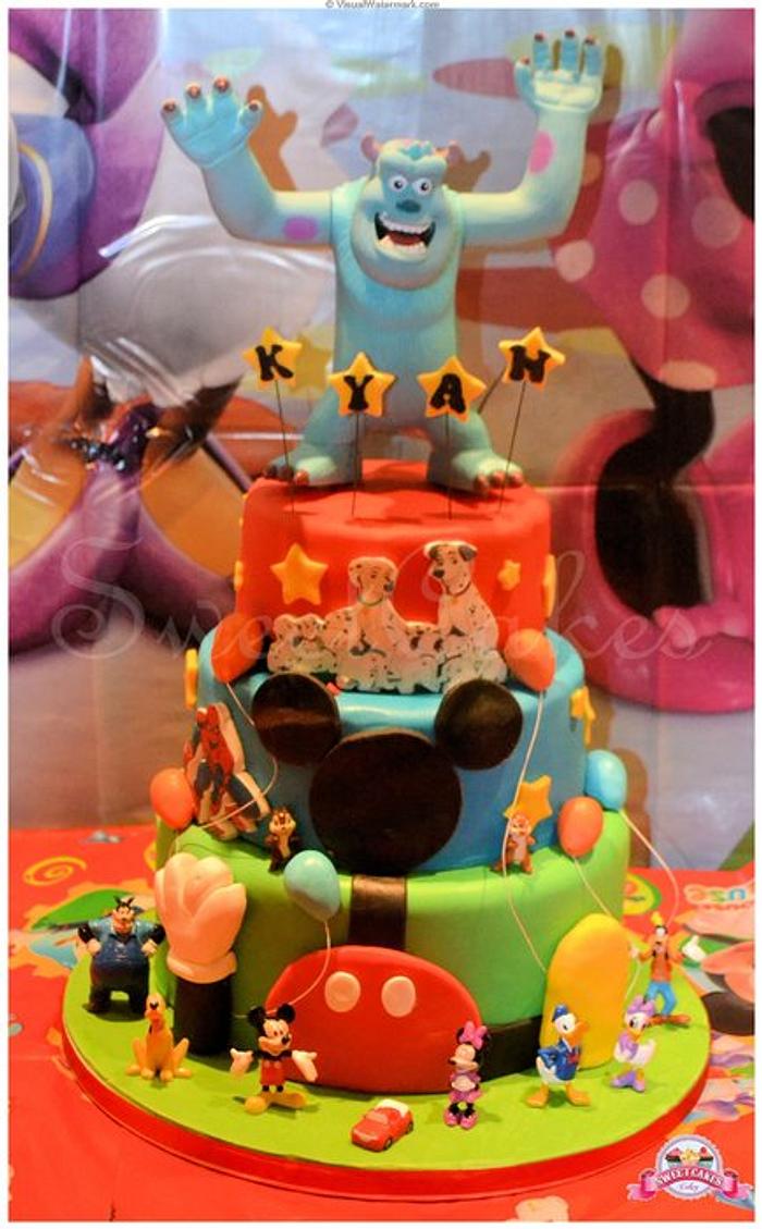 3 Tier Character Cake