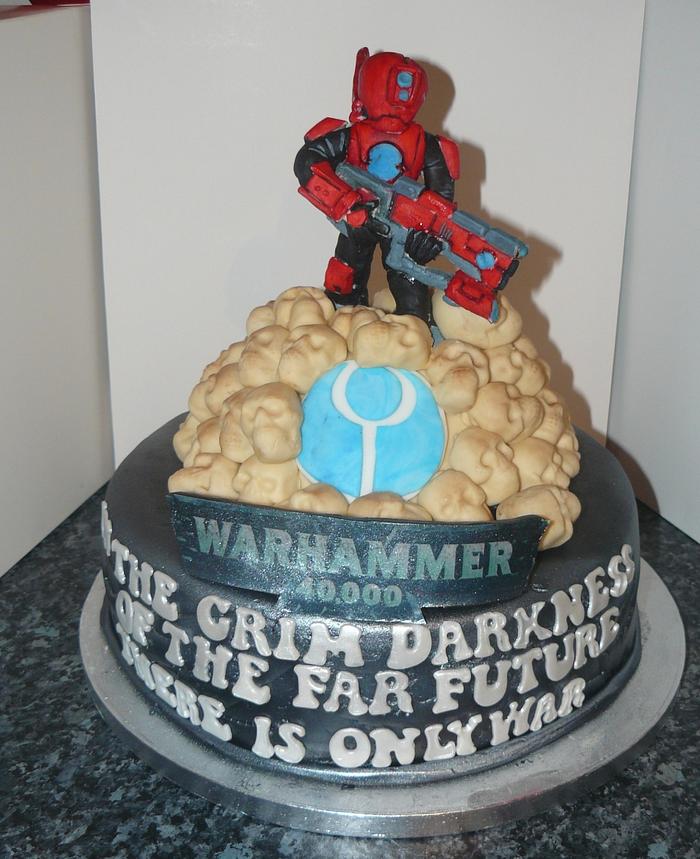 Warhammer 40,000 TAU cake 
