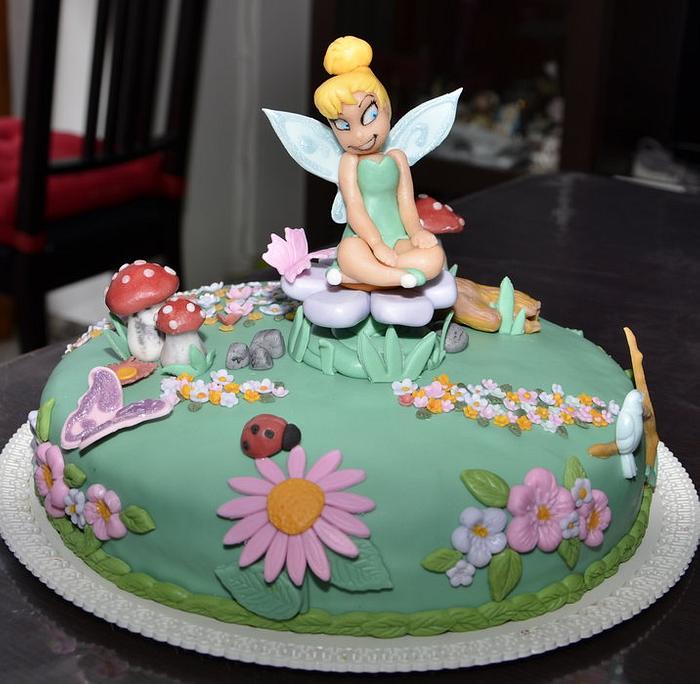Tinkerbell's cake