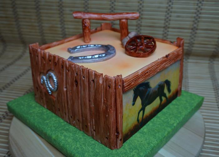 Horse Inspired Cake