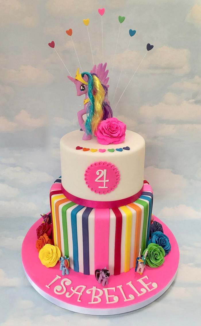 My Little Pony Rainbow cake