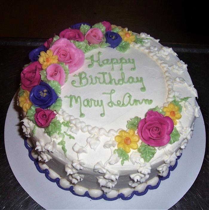 Mary LeAnn's Birthday Cake