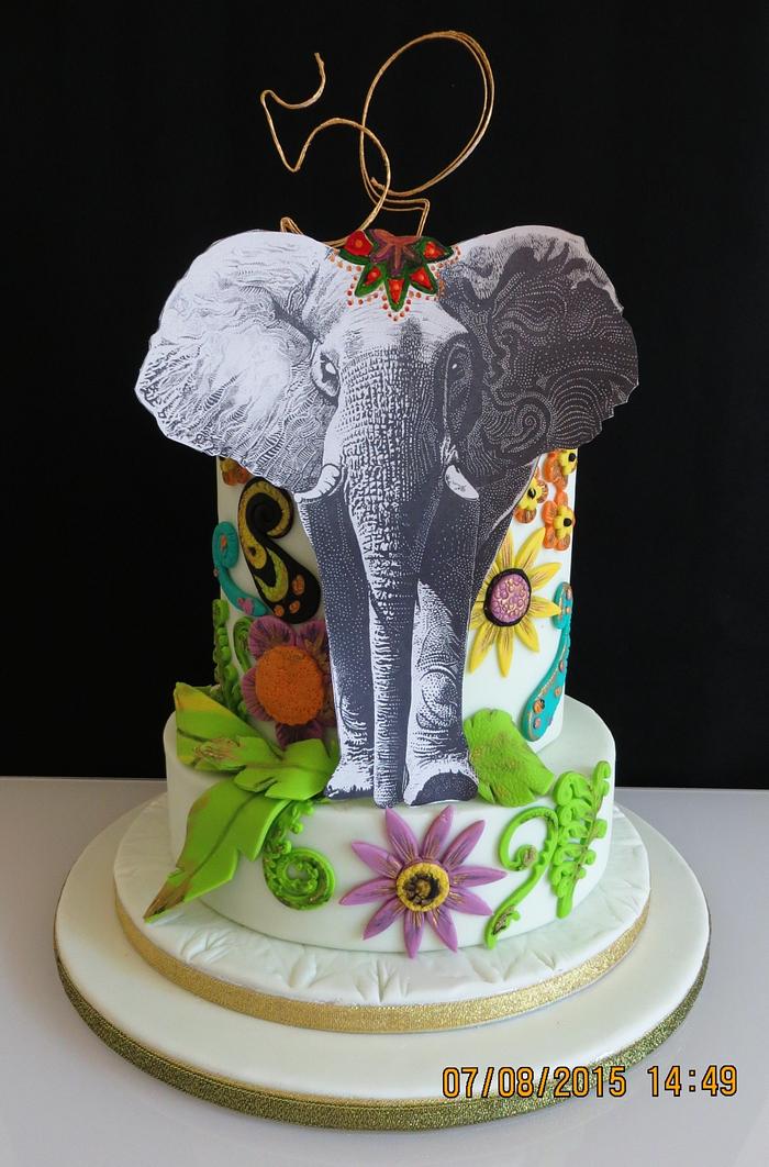 Elephant Topper Cake – Eat With Etiquette