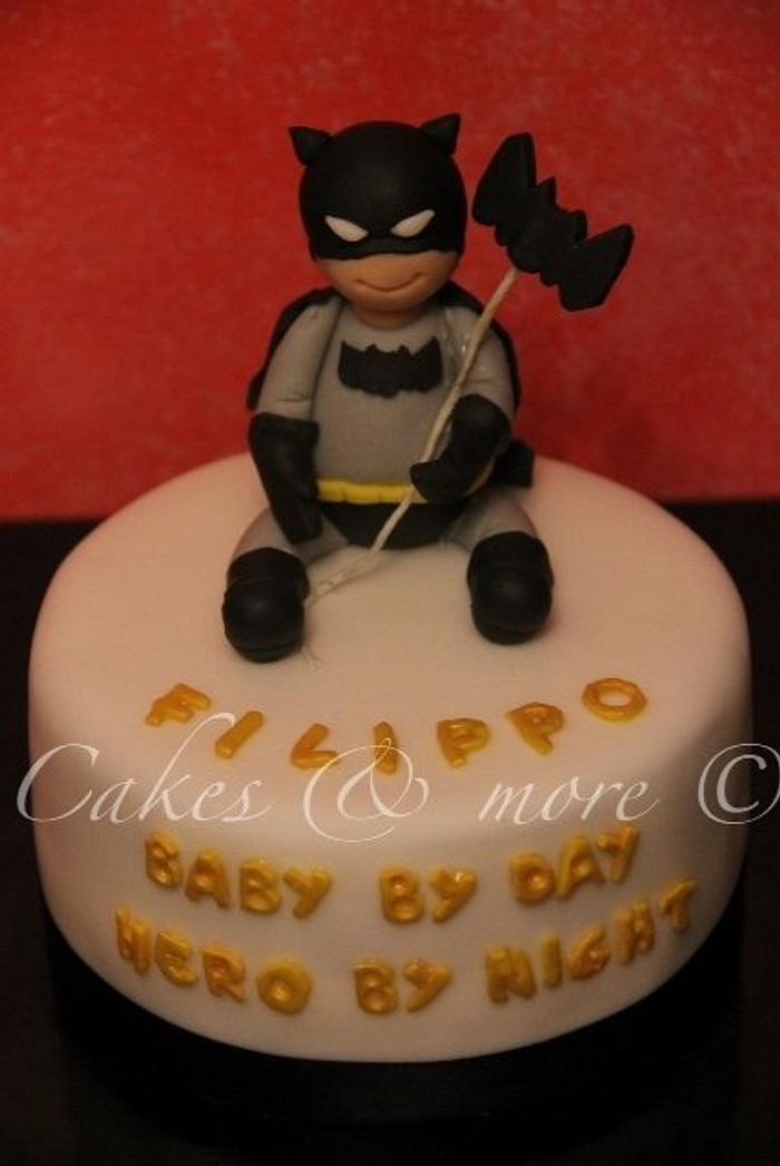 Baby Batman cake