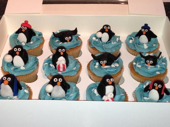 Penguin cupcakes!