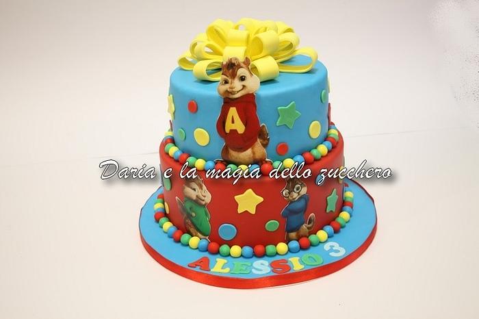 Alvin superstar cake