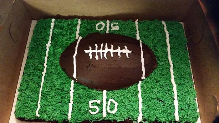 football cake 