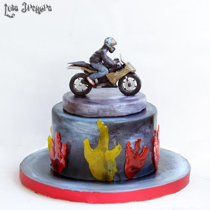 Cake "Biker"