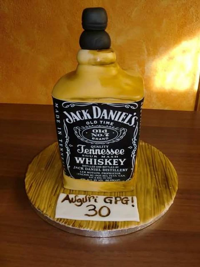 jack daniel's cake!!