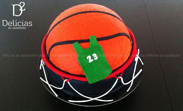 Basketball Hoop Cake