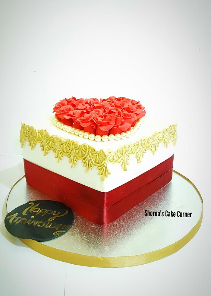 Mini Red roses cake 