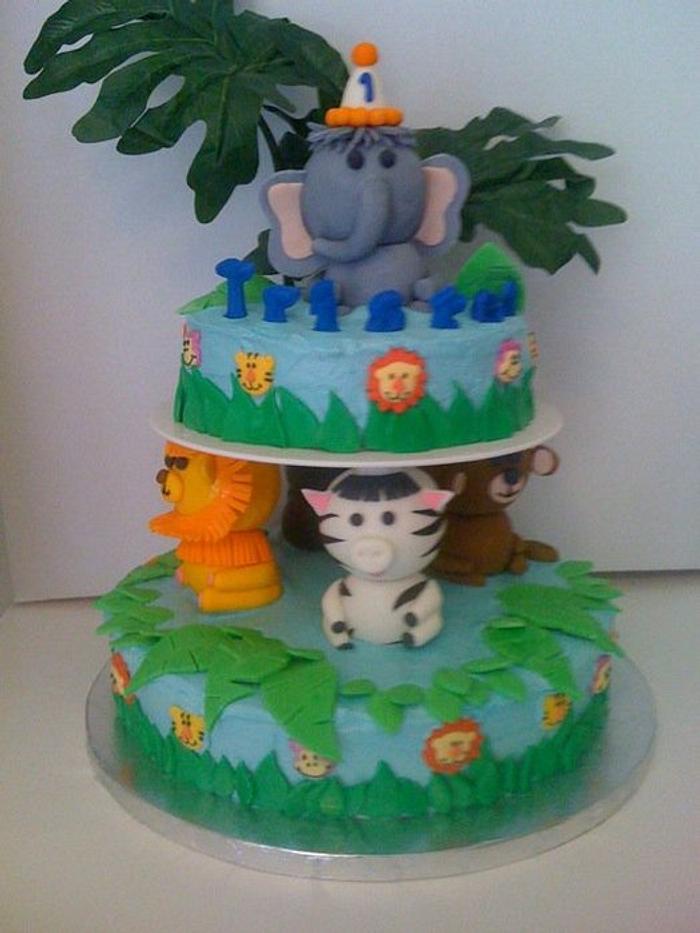 Safari cake (Wilton inspired)