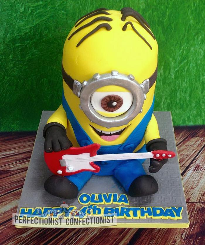 Rocking Stuart Minion Birthday Cake