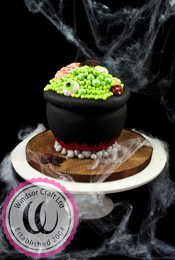 Spooooky Halloween Cauldron Cake by Windsor
