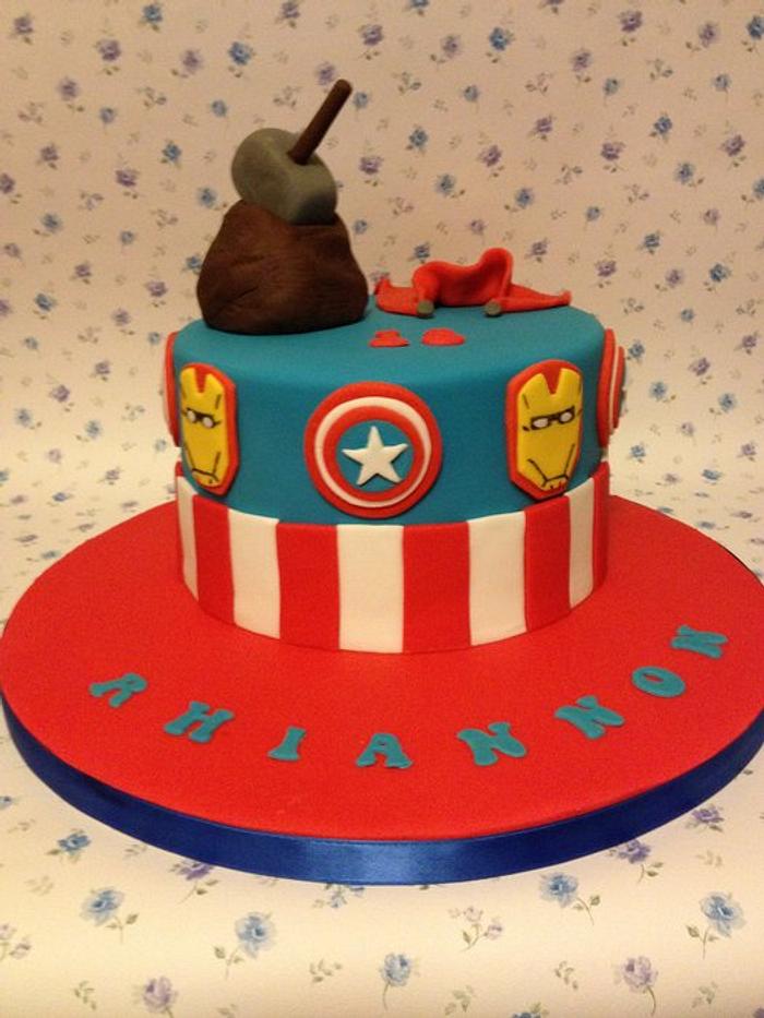 Marvel 18th Birthday Cake