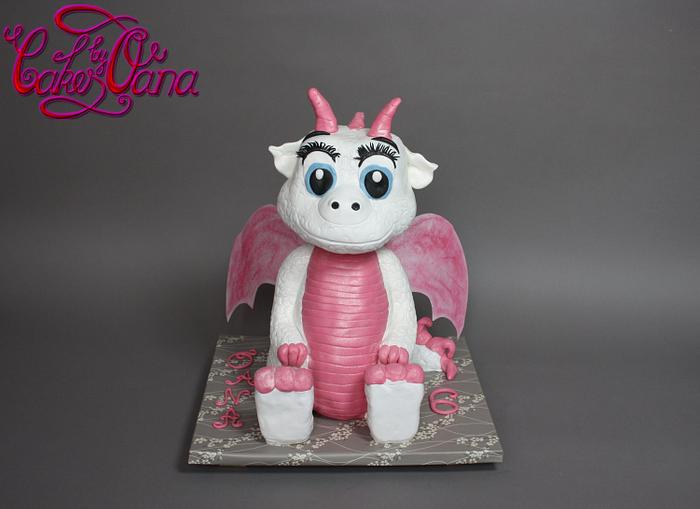 Baby Dragon 3D cake 