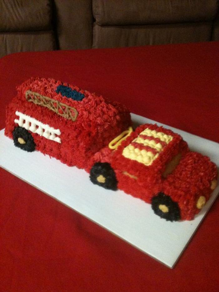 Firetruck Groom's cake