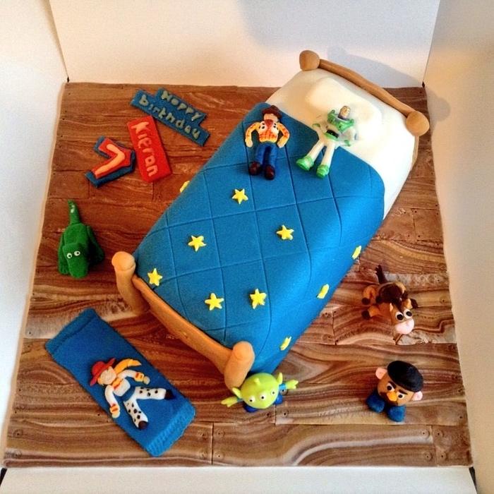 Toy story bed cake 