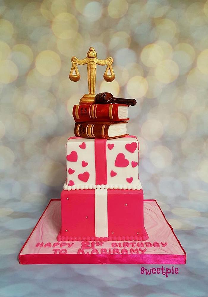 lawyer cake