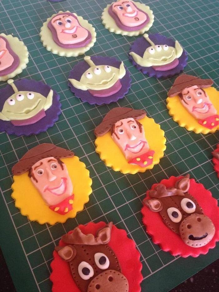 Toy story cupcake toppers