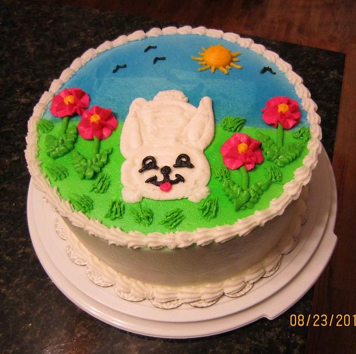 Springtime Bunny Cake