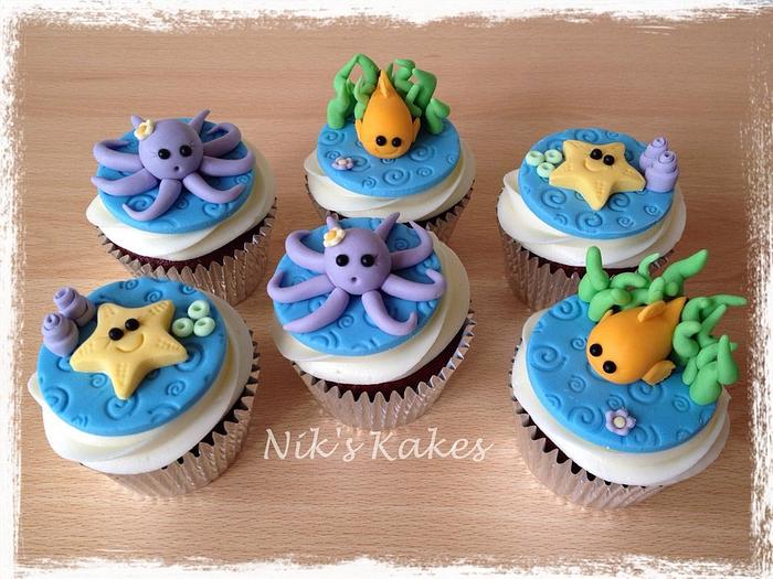 Under the Sea Cupcakes