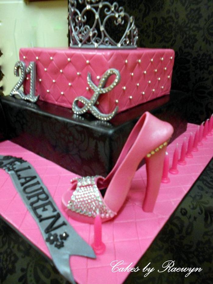 Princess Bling Cake for Lauren