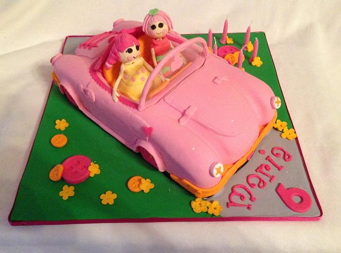 Lalaloopsy car cake