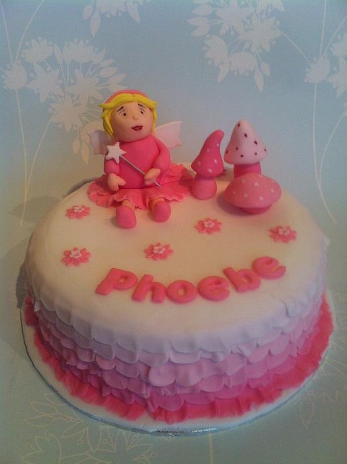 Phoebe's fairy Christening cake