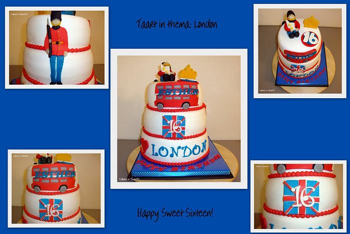 Cake in theme London