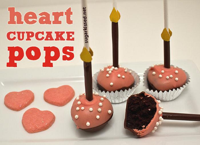 Heart Cupcake Pops in 5 Easy Steps