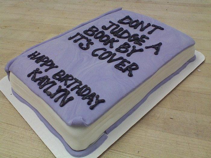 Book Birthday Cake 