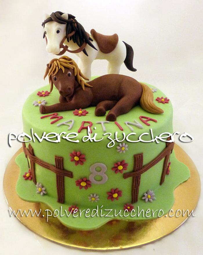 cake horses