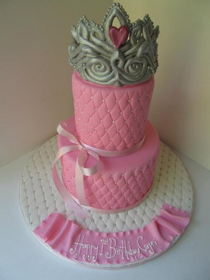 1st Birthday Princess Cake