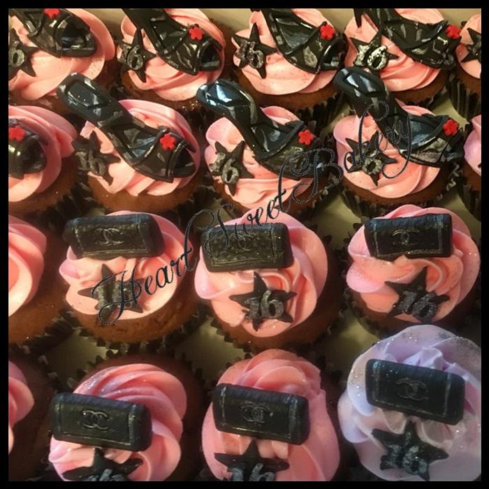 Sweet 16 cupcakes