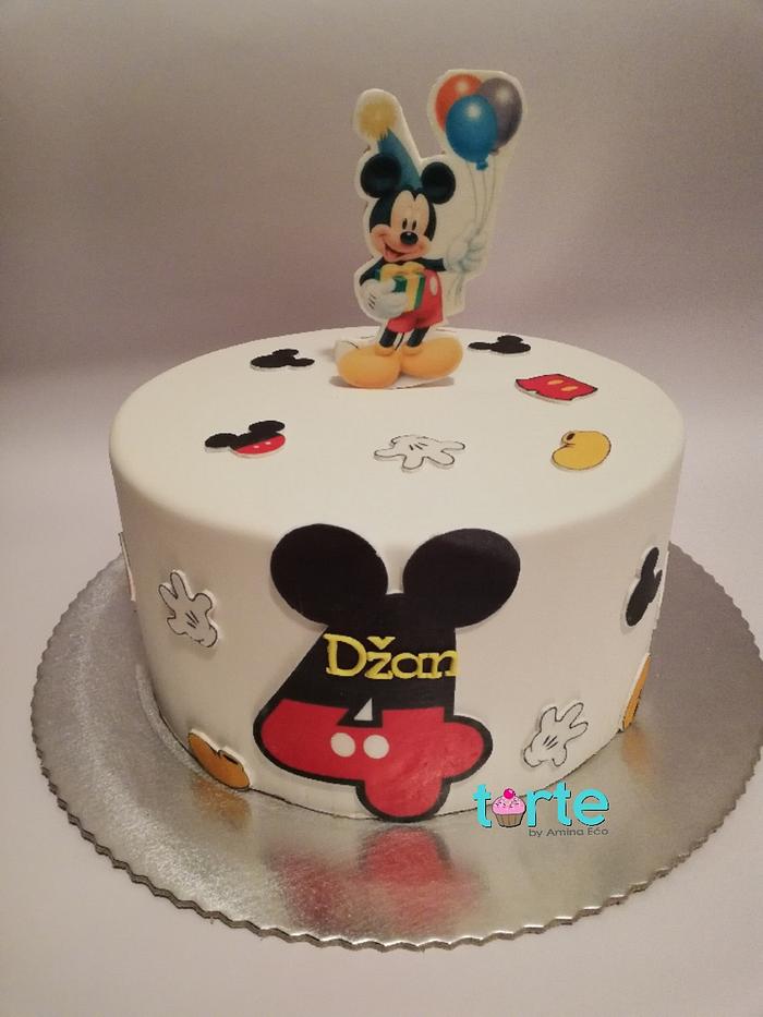Mickey mouse Birthday cake