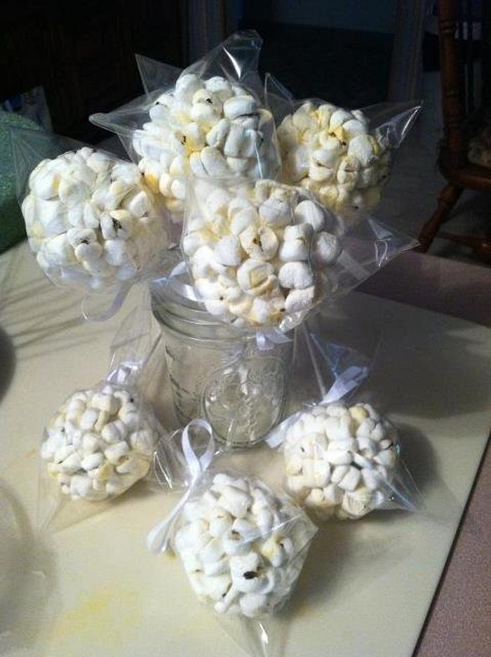 Marshmallow Popcorn Cake Pops