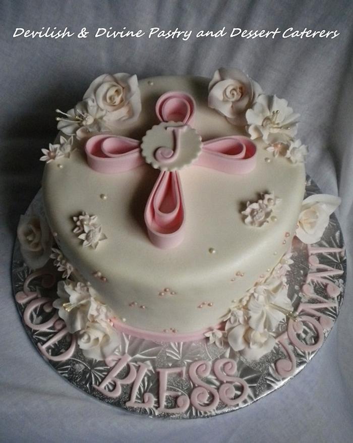 Girl's Communion cake