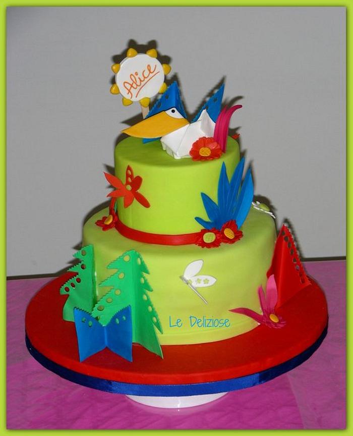 Quaqquao cartoon cake