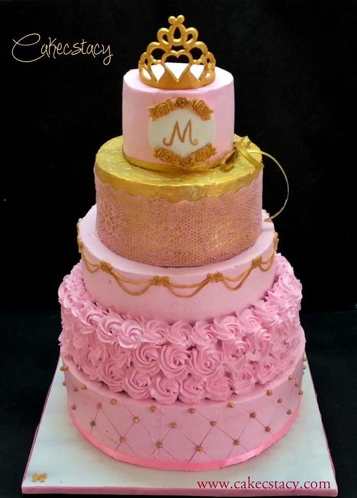 Princess Theme Birthday Cake