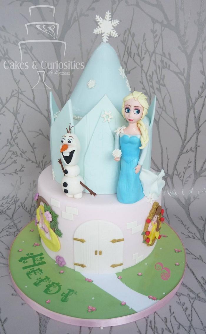Frozen Princess Cake