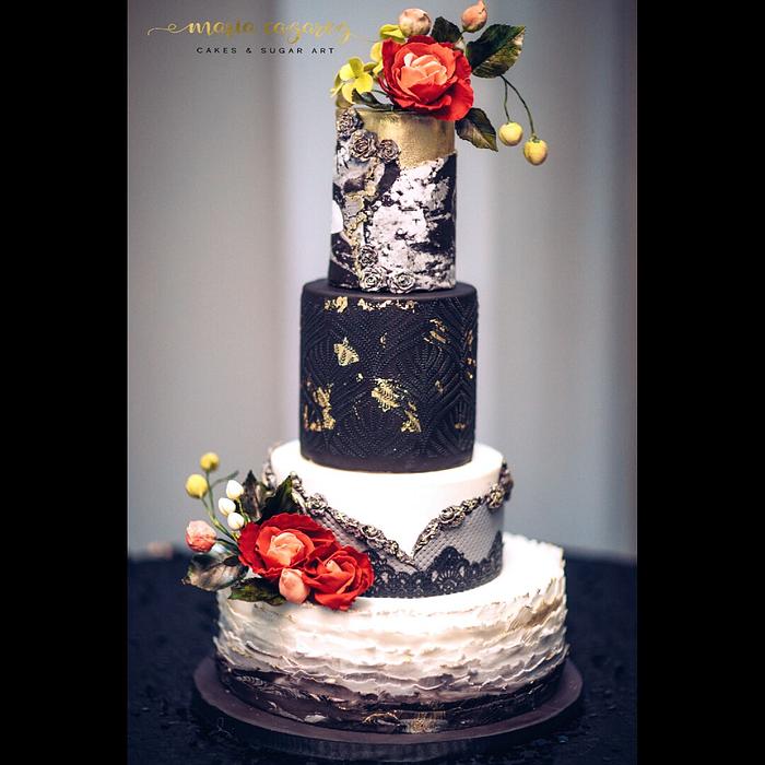 Wedding cake "If Loving you is wrong" 