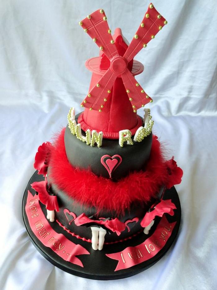 Moulin Rouge Cake