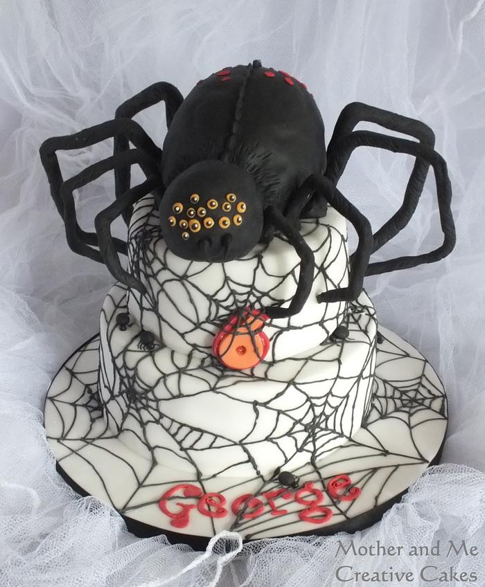 Spider Web cake