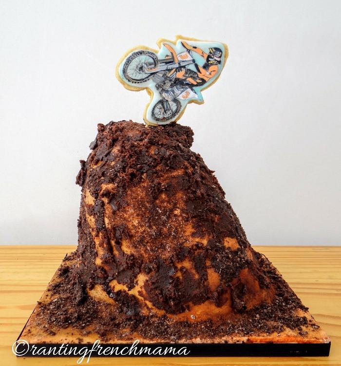 motocross cake