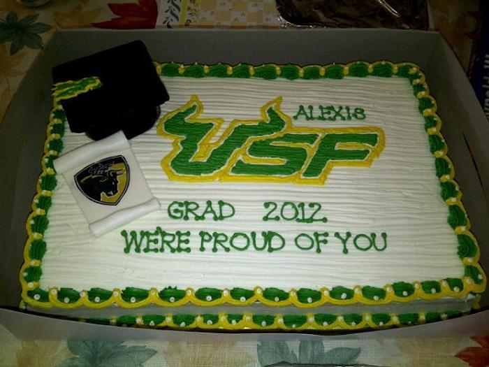 USF Graduation Cake
