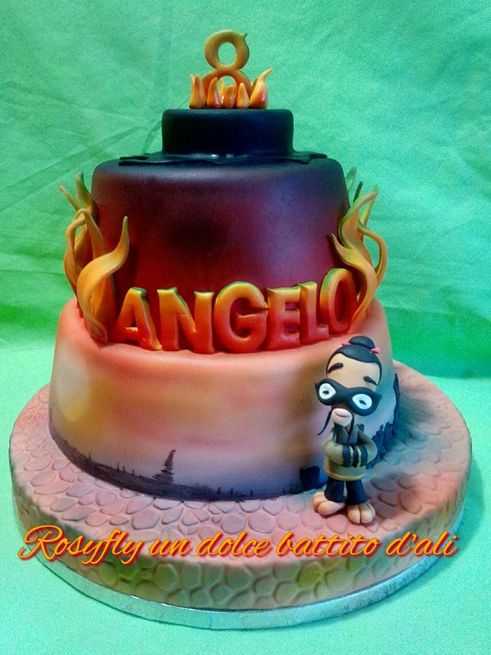 Chop Socky Chooks cake-Chuchie Chan for My Son Angelo