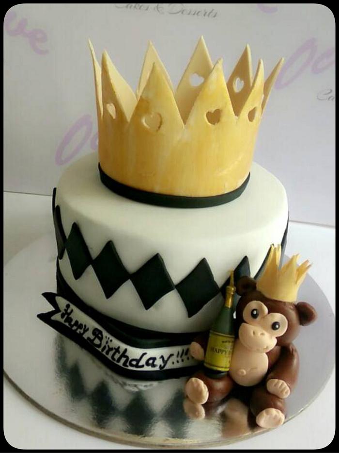 Prince crown cake