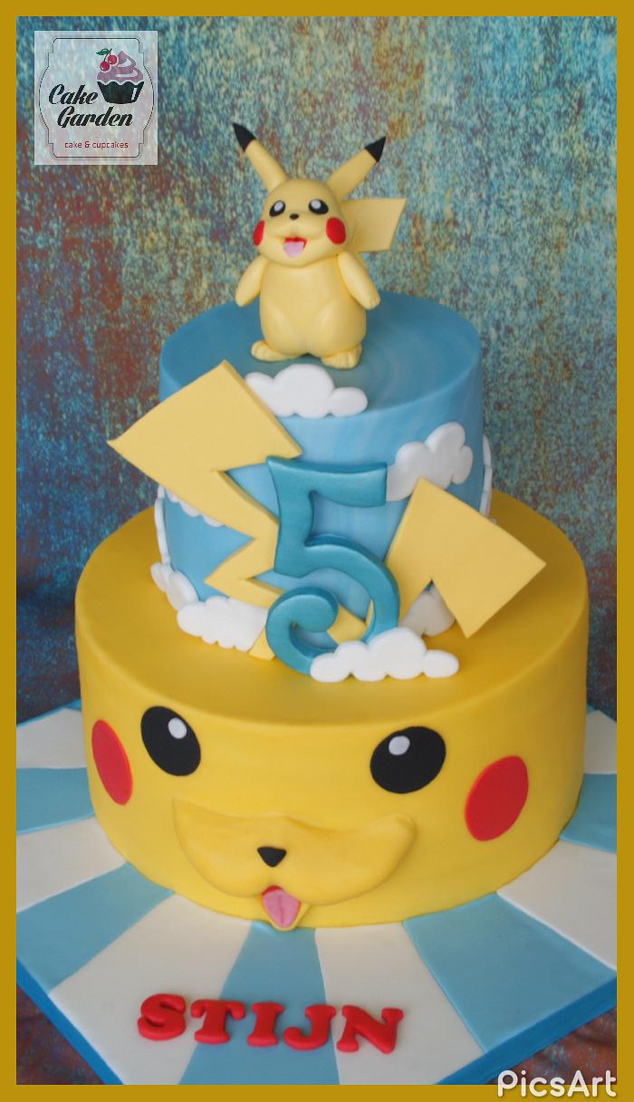 Pikachu Pokemon Cake 