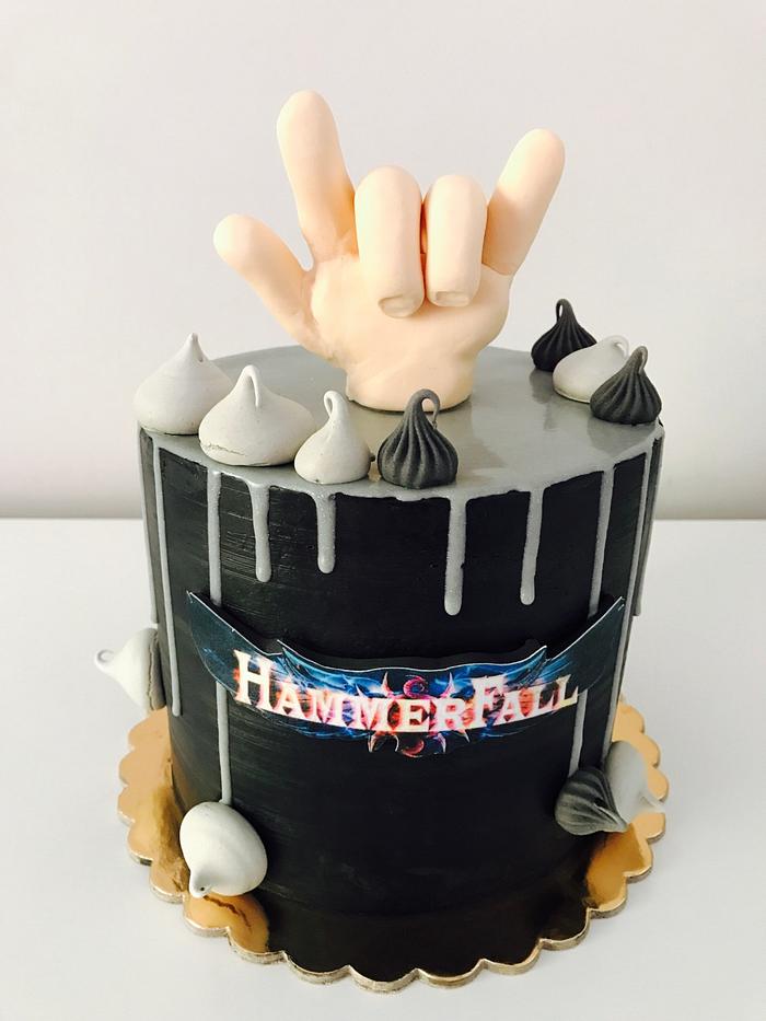 Hammerfall cake
